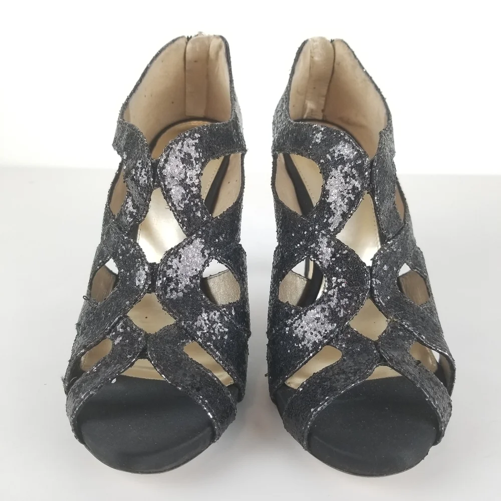 Antonio‎ Melani Black Slender Heel Size 8.5M